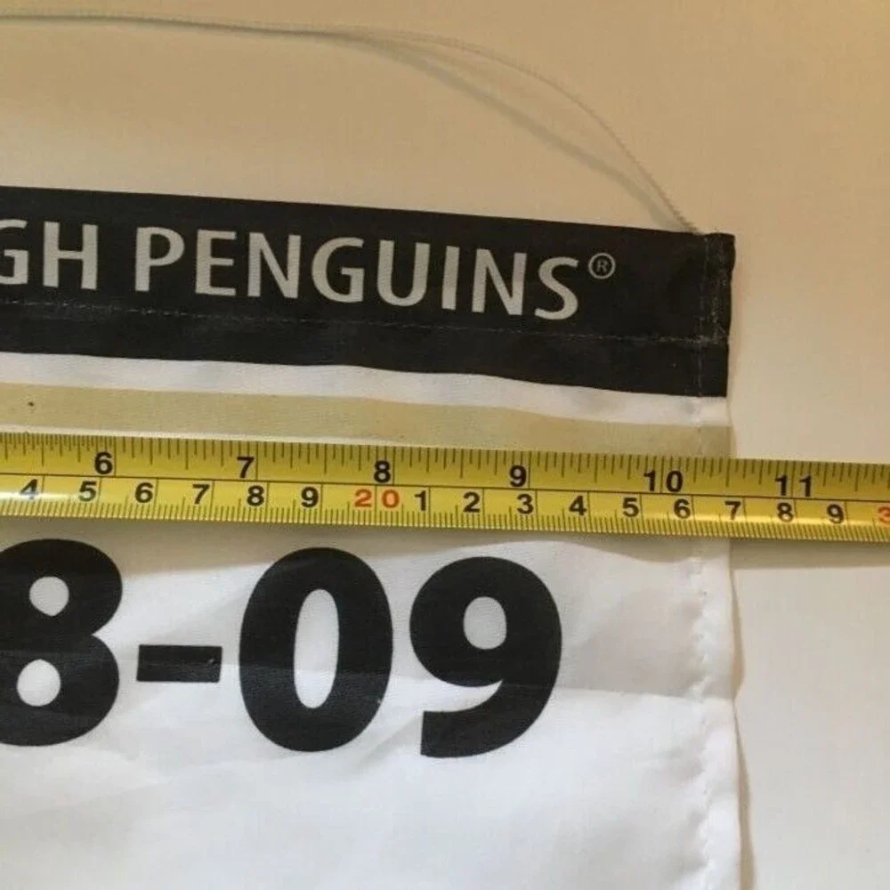 2009 Pittsburgh Penguins Stanley Cup Champion Flag NHL - EXCELLENT CONDITION - Picture 3 of 4